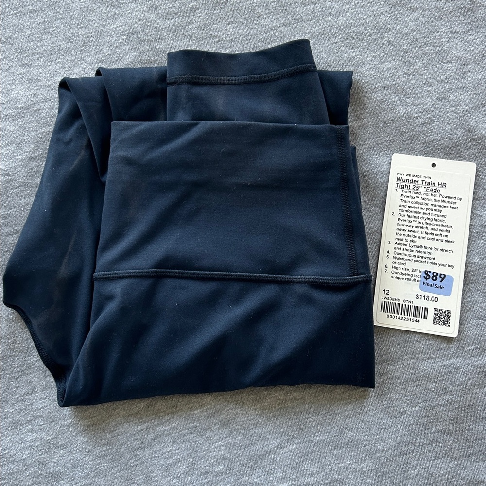 lululemon athletica Wunder train HR 25” fade